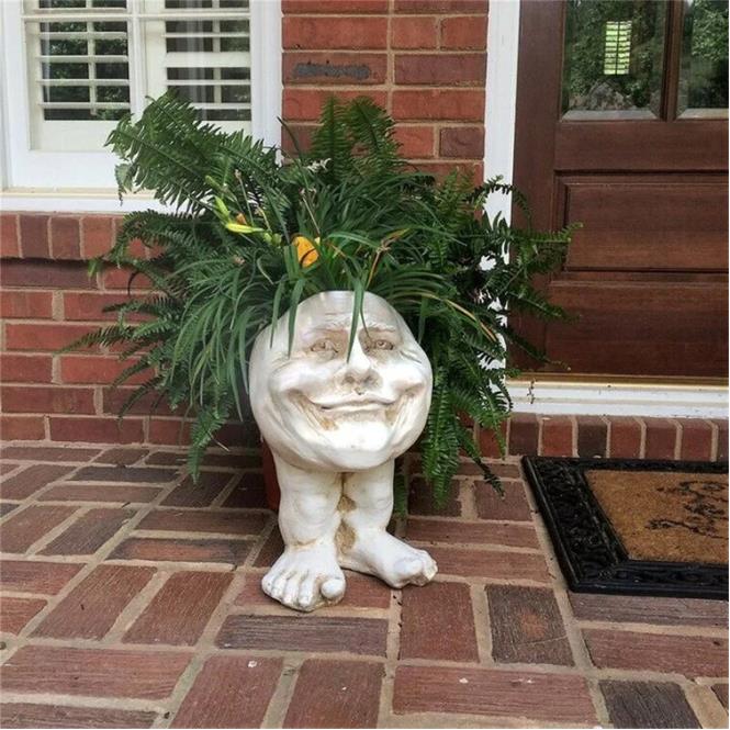 (Buy 2 Get Extra 10% off & Free Shipping)Mugglys Face Statue Planter - Happy New Year 49% OFF🎊