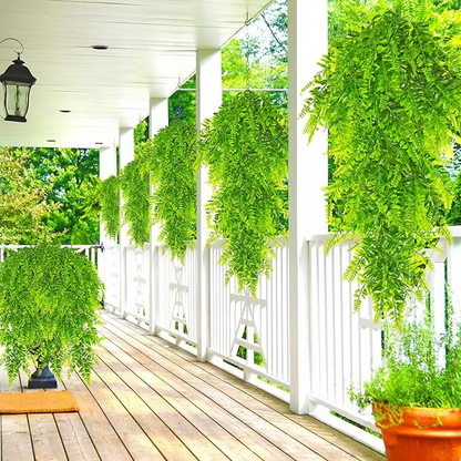 ⏰LAST DAY 70% OFF 🎁Outdoor Artificial Boston Ferns UV Resistant Faux Greenary Vine🌿