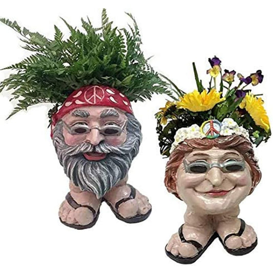 (Buy 2 Get Extra 10% off & Free Shipping)Mugglys Face Statue Planter - Happy New Year 49% OFF🎊