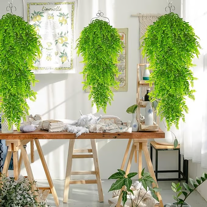 ⏰LAST DAY 70% OFF 🎁Outdoor Artificial Boston Ferns UV Resistant Faux Greenary Vine🌿