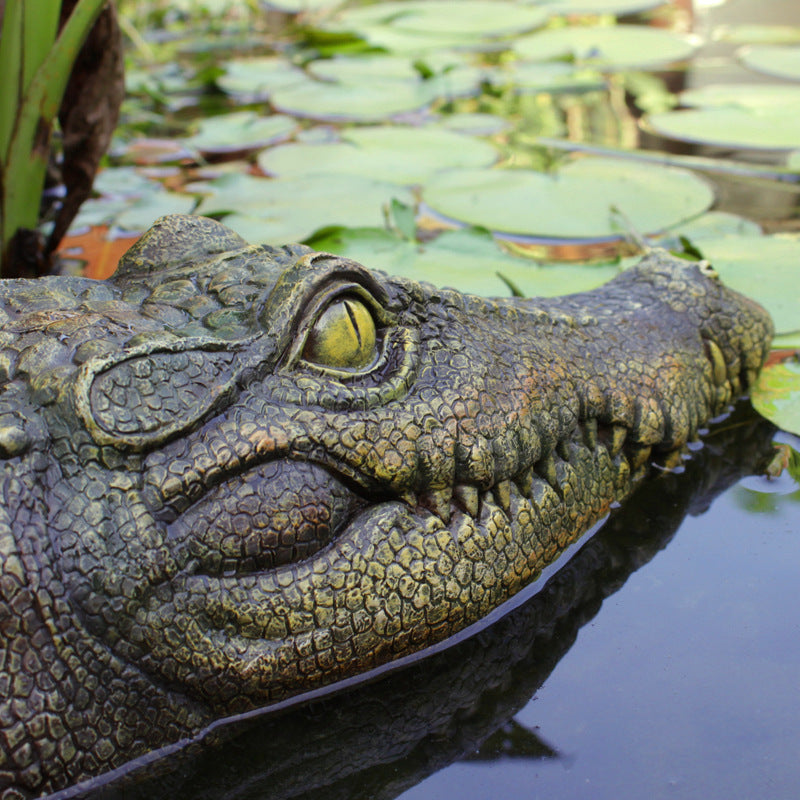 Simulation Floating Crocodile Head🐊🐊