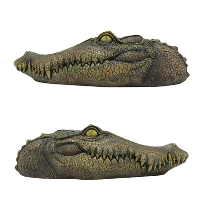 Simulation Floating Crocodile Head🐊🐊