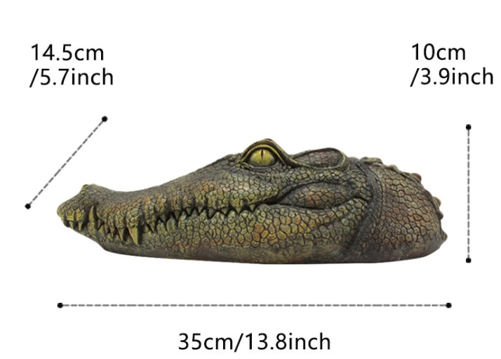 Simulation Floating Crocodile Head🐊🐊