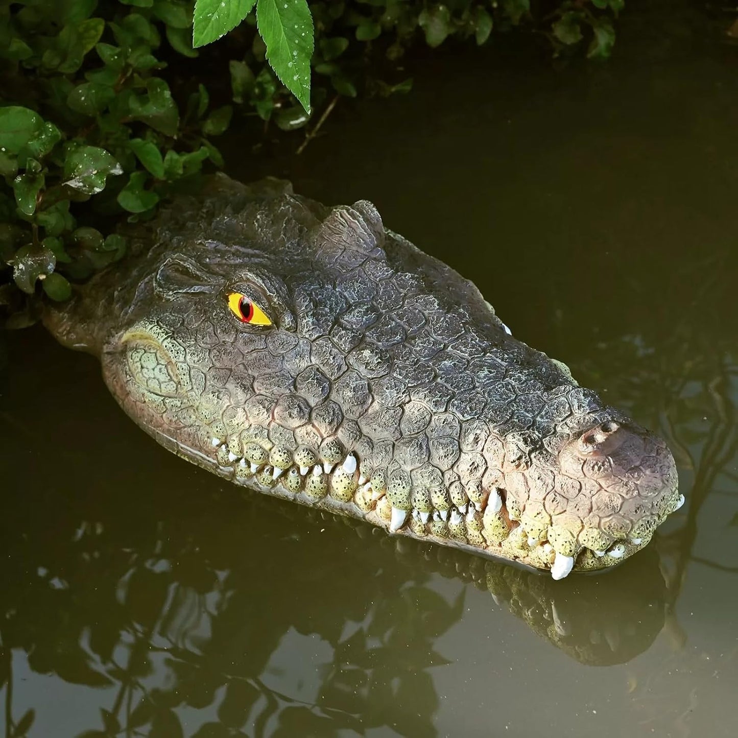 Simulation Floating Crocodile Head🐊🐊