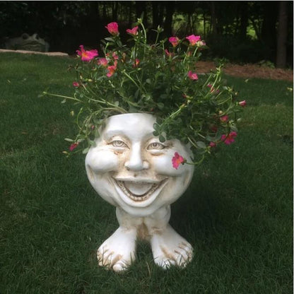 (Buy 2 Get Extra 10% off & Free Shipping)Mugglys Face Statue Planter - Happy New Year 49% OFF🎊