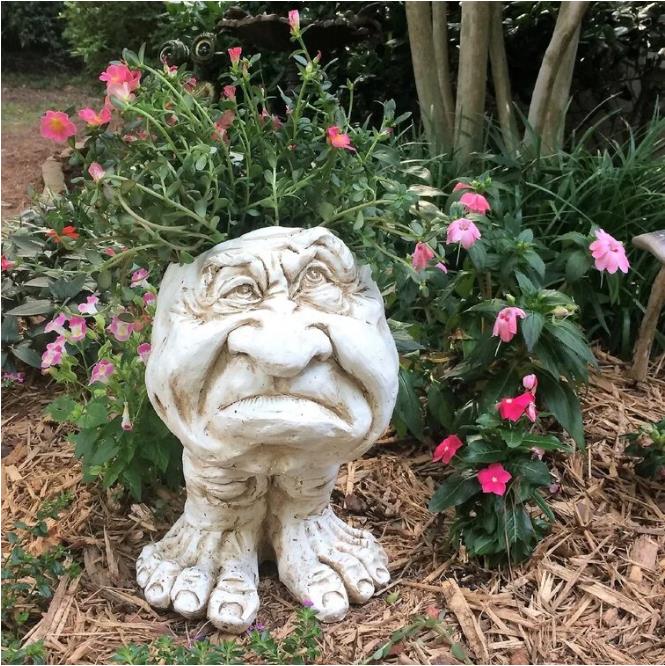 (Buy 2 Get Extra 10% off & Free Shipping)Mugglys Face Statue Planter - Happy New Year 49% OFF🎊