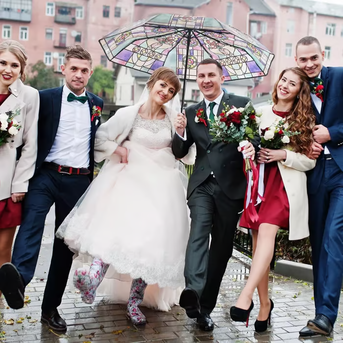 🔥Hot Sale 49% OFF -Vintage Stained Automatic Umbrella