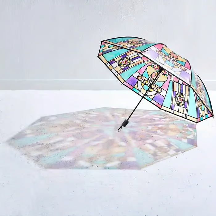🔥Hot Sale 49% OFF -Vintage Stained Automatic Umbrella